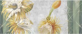 Obraz - Rozkvitnuté kaktusy (120x50 cm)