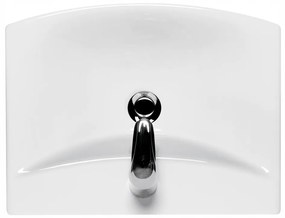 Cersanit CARINA - závesné umývadlo 50x39cm, biela, K31-004