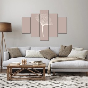 Obraz - Béžové listy N⁰5 (150x105 cm)