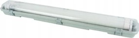 ECOLIGHT Hermetické svietidlo 60cm + 2x LED trubica studená biela - SET
