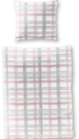Bierbaum krepová obliečka 6958 Nika 140x200/70x90 cm - ružová