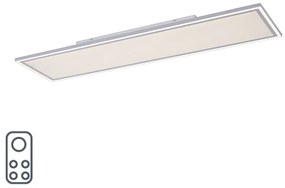 121 cm Biela stropná lampa vrátane LED 2700 - 5000K - Luntani