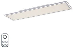121 cm Biela stropná lampa vrátane LED 2700 - 5000K - Luntani