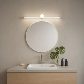 LED kúpeľňové osvetlenie zrkadla ARTIST LED/9W/230V 60 cm IP44 biela