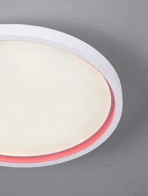 Moderné stropné svietidlo Chet RGB 39 s diaľkovým ovládaním