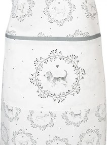 Kuchynská zástera s mačičkami Lovely Grey Dogs - 70*85 cm