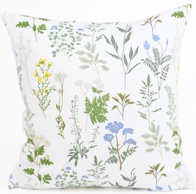 Saténová obliečka na vankúš 40 x 40 cm - Bianca biela