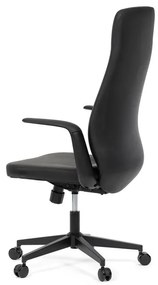 Autronic BONTEC Kancelárske kreslo, hojdací mechanizmus, čierna ekokoža, KA-T8325 BK Farba: Čierna