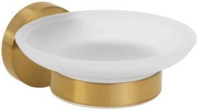 Sapho Sapho, X-ROUND GOLD mydeľnička, mliečne sklo, zlatá matná, XR803GB