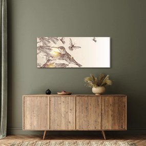 Obraz - Kolibríky (120x50 cm)