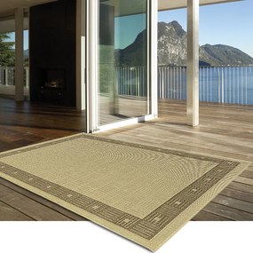 Oriental Weavers, Kusový koberec Sisalo / DAWN 879 / J84D (634D), 66x120, béžová, chodba / predsieň