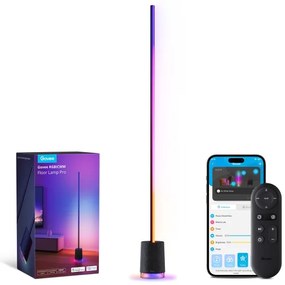 Govee - LED Stojacia lampa s reproduktorom Pro RGBICWW Wi-Fi + DO