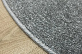 Koberec Lima M133A svetlosivý / čierny kruh