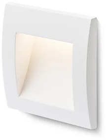 RENDL R12533 GORDIQ LED vonkajšie svietidlo, zápustné do steny IP65 biela