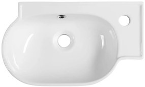 Sapho Sapho, YUMO keramické umývadlo rohové 45x28cm, biela, 3045