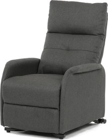 Polohovacie kreslo sivé, elektrické TV-5482 GREY2