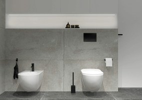 Deante Peonia, závesný bidet 51x36 cm Rimfree, biela, CDE_6BPW