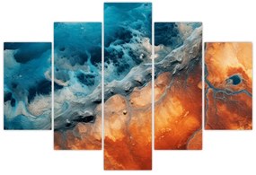 Obraz - Voda a oheň (150x105 cm)