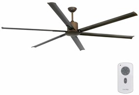 FARO 33462A - Stropný ventilátor ANDROS XL hnedá pr. 213 cm + diaľkové ovládanie