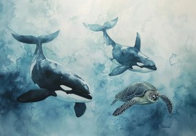 Fototapeta - Podmorská maľba (147x102 cm)