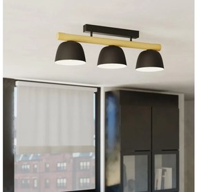 Eglo 43738 - Prisadený luster SHERBURN 3xE27/40W/230V