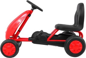 Ramiz Prvá šlapacia motokára pre najmenších Červená + reťazový pohon + kolesá s gumou