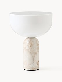 Malá stmievateľná prenosná mramorová stolová LED lampa Kizu