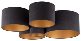 Duolla - Stropné svietidlo ROLLER PENTO 5xE27/60W/230V antracit