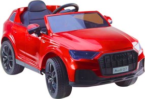 LEAN CARS Audi Q7 Červená lakovaná batéria