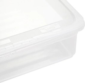 Keeeper Úložný box s víkem (má 2 funkce) BEA Clearbox 5,5L, 33 x 19 x 12 cm