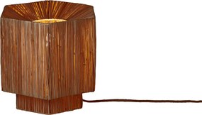 XXXLutz STOLNÁ LAMPA, nožný spínač, E27, 27/27/26 cm Good & Mojo - Online Only bytové doplnky - 004315009306