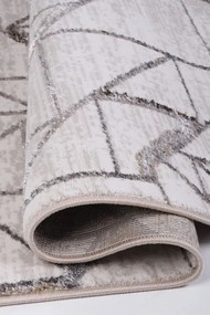 Koberec Safir 172 krémový / tmavohnedý