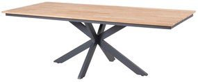 Goa jedálenský stôl hnedý 220 cm