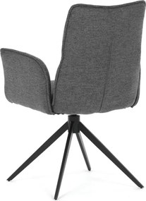 Jedálenská stolička sivá DCH-D1328 GREY2
