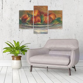 Obraz - Auguste Renoir, Peaches on a  Plate, reprodukcia (90x60 cm)