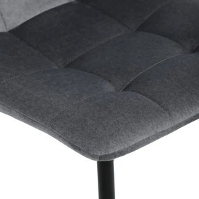 Jedálenská stolička zamatová, sivá DCL-X7015 GREY2