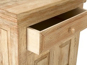furniture-nabytek.cz - Masívna komoda z mangového dreva, lakovaná, prírodná farba – 75×46×114 cm