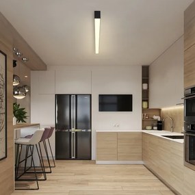 Brilagi - LED stmievateľné stropné svietidlo SLEEKLINE LED/40W/230V Wi-Fi Tuya čierne + diaľkový ovládač