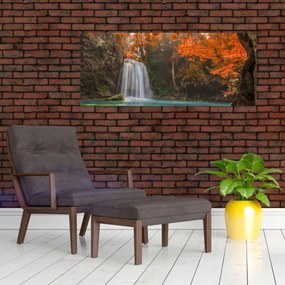 Obraz - Vodopád v Thajsku (120x50 cm)