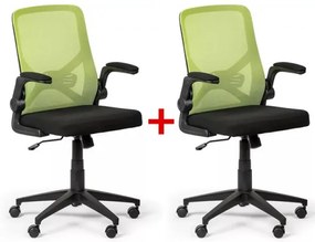 Kancelárska stolička FLEXI 1+1 ZADARMO, zelená
