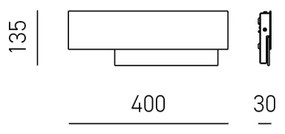 Gea Luce DOHA A P T - LED Nástenné svietidlo DOHA LED/15W/230V 40 cm béžová