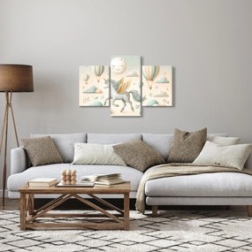 Obraz - Šťastný jednorožec (90x60 cm)