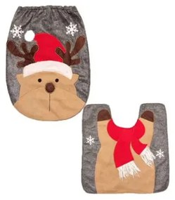 Vianočná sada na záchod KF387 - jeleň