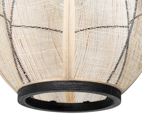 Orientálne závesné svietidlo hnedé 35 cm - Rob