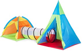 Detské stanové ihrisko 3v1 iglo teepee IPLAY tunel