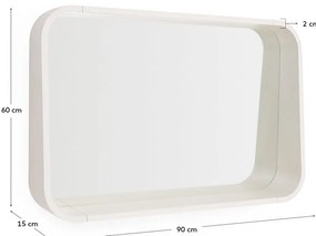 Nástenné zrkadlo 90x60 cm Salaya – Kave Home