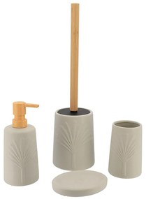 WC kefa Arizona, sivá/s drevenými prvkami