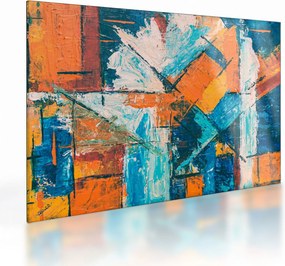 Sklenený obraz - Abstrakcia (70x50 cm)