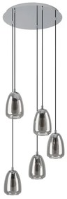 Eglo 98617 - Luster na lanku ALOBRASE 5xE27/40W/230V