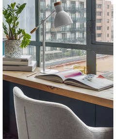 Svetlosivá kancelárska stolička Kave Home Einara